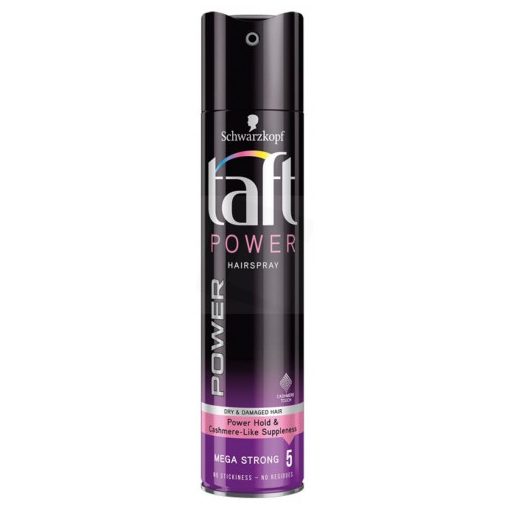 Taft hajlakk fekete Power Cahmere mega strong 250ml