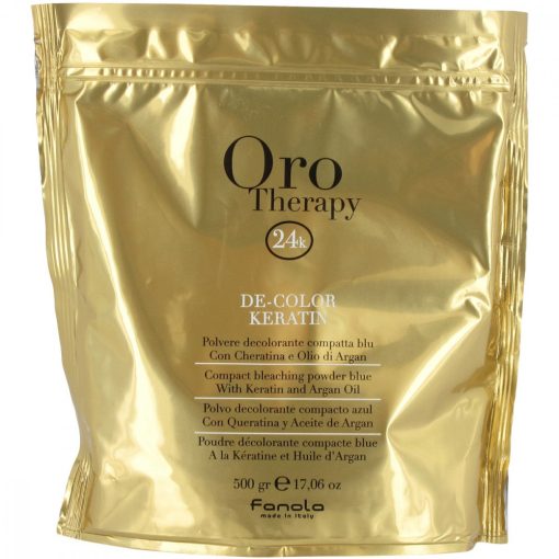 Fanola ORO Therapy szőkítőpor keratinnal(kék) 500 g