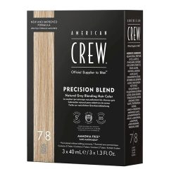   American Crew Precision Blend hajszínező 7-8 világos 3 x 40 ml