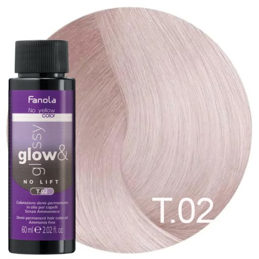 Fanola No Yellow Glow & Glossy T.02 toner 60 ml