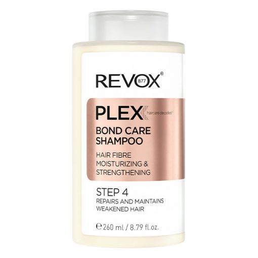 REVOX PLEX BOND CARE Hajkötés Ápoló Sampon 4. Lépés 260 ml