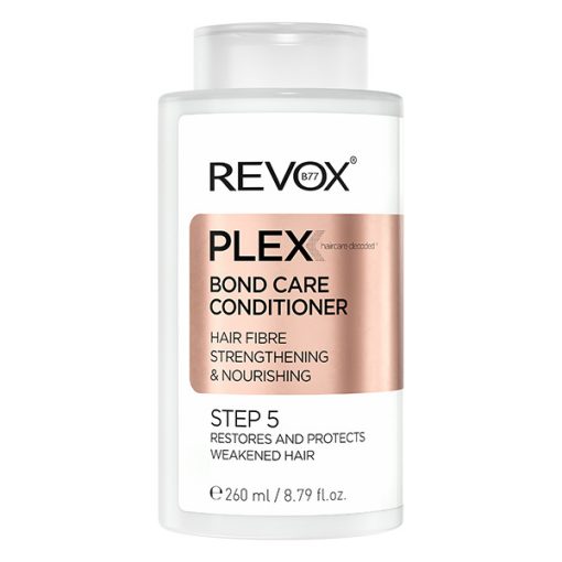 REVOX PLEX BOND CARE Hajkötés Ápoló Kondicionáló 5. Lépés 260 ml