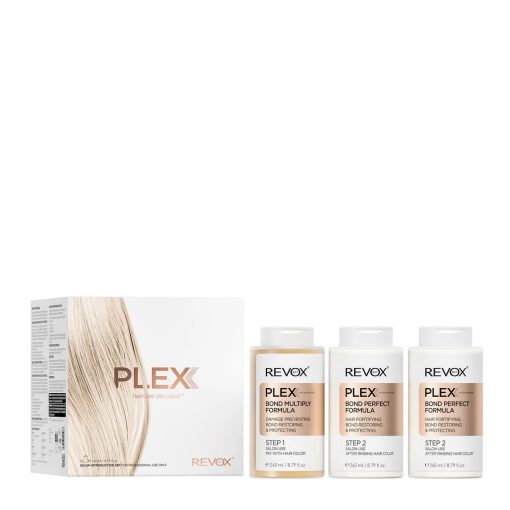 REVOX PLEX Professzionális Hajújraépítő szett 1.-2. lépés 3x260 ml