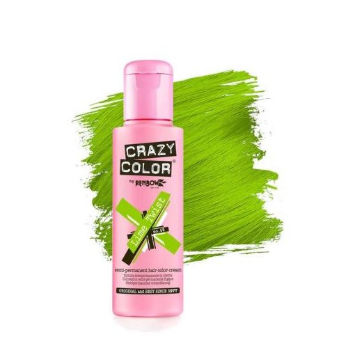 CRAZY COLOR Hajszínező krém Lime Twist No.68 100 ml